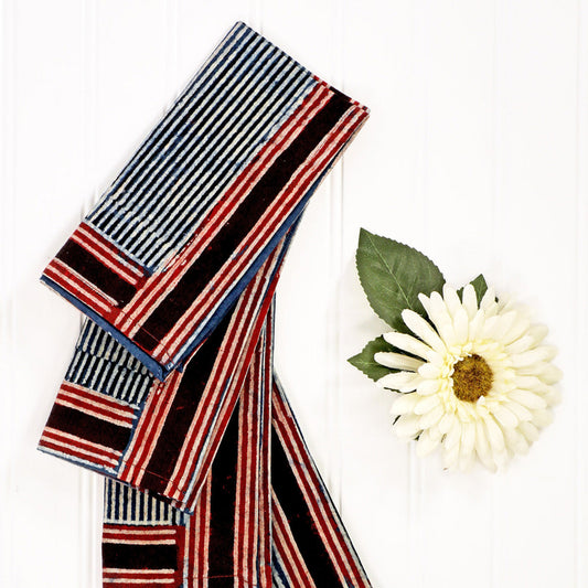 April Cornell Cotton Napkins Set of 4, Mod Mix | Natural Dye