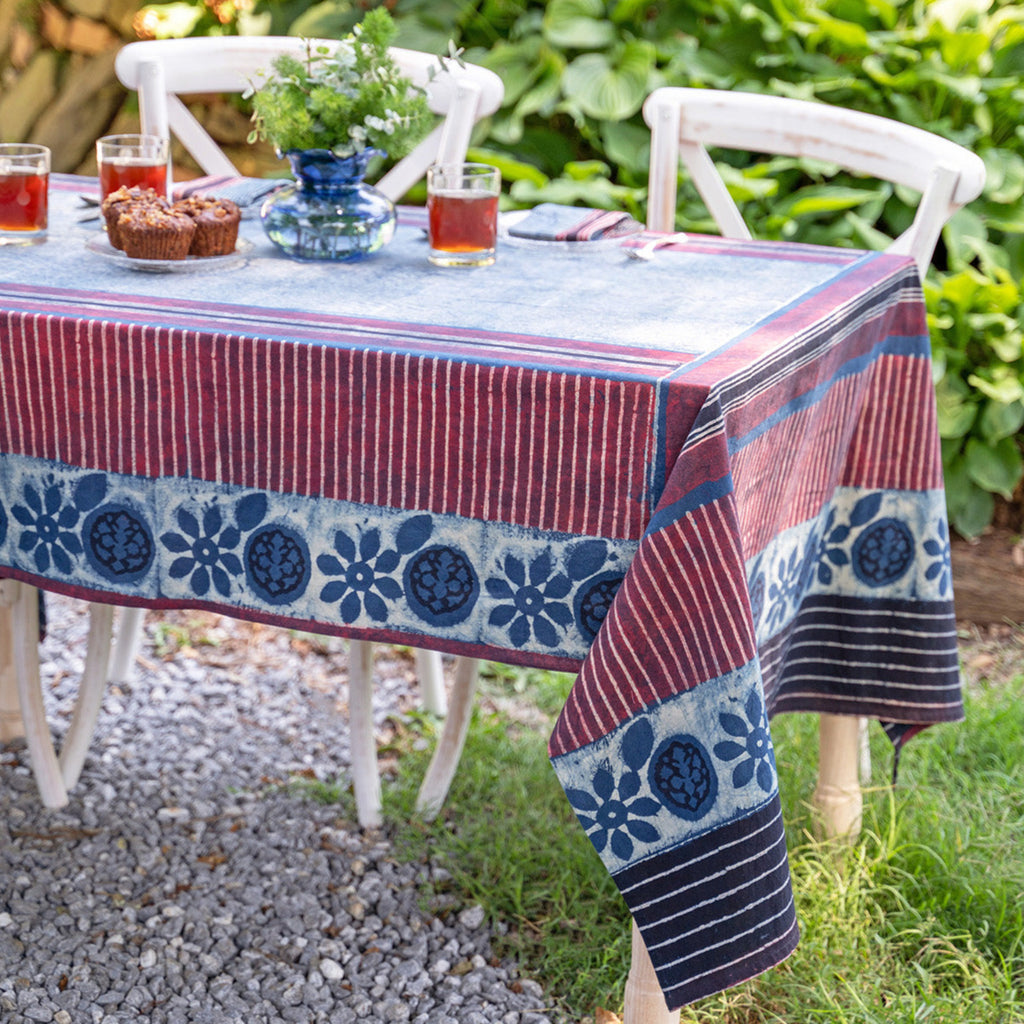 April Cornell Cotton Tablecloth, Mod Mix | Natural DyeApril Cornell Cotton Tablecloth, Mod Mix | Natural Dye