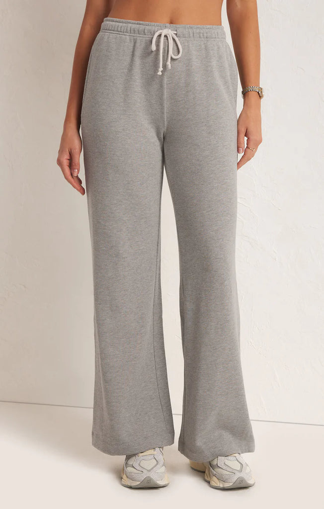 Z Supply Feeling The Moment Sweatpant, Heather Grey | Designed in USA