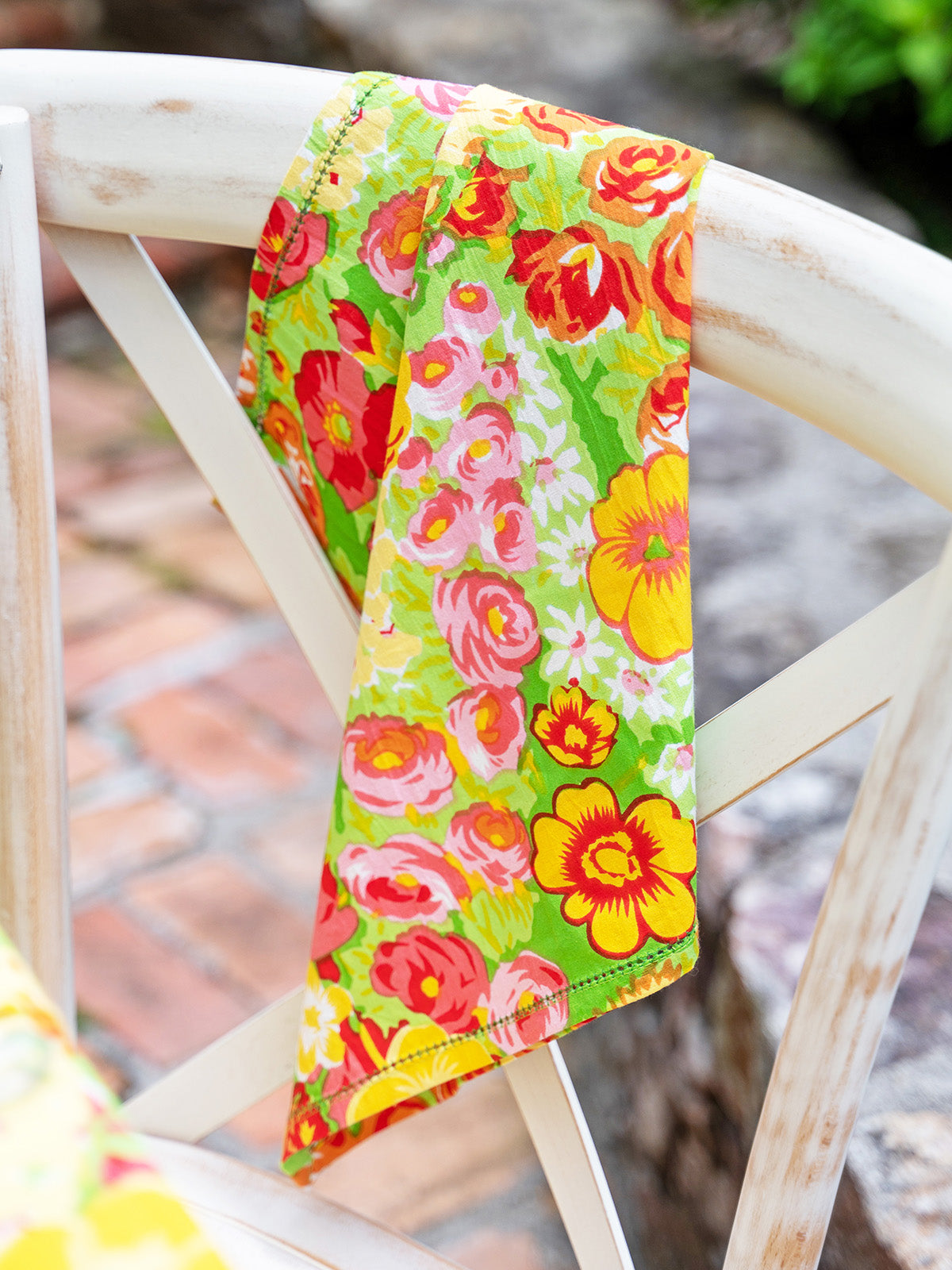 April Cornell Printed Napkins Set of 4 | Betty Citrus, Cotton