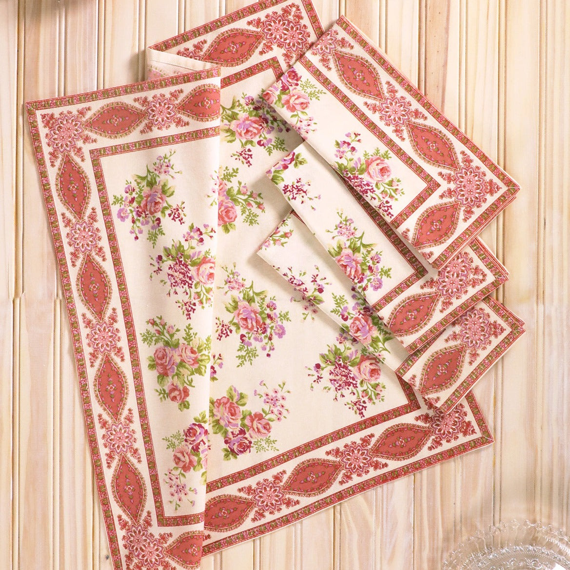 April Cornell - Napkin Set of 4 - Estella Rose