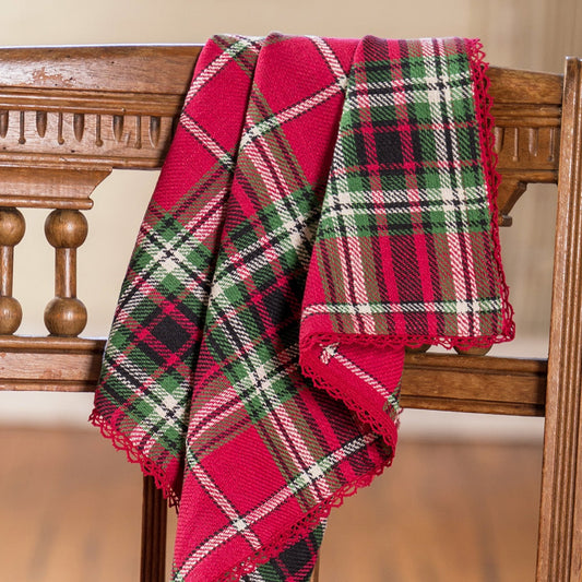 April Cornell Printed Napkins Set of 4 | Tartan Plaid