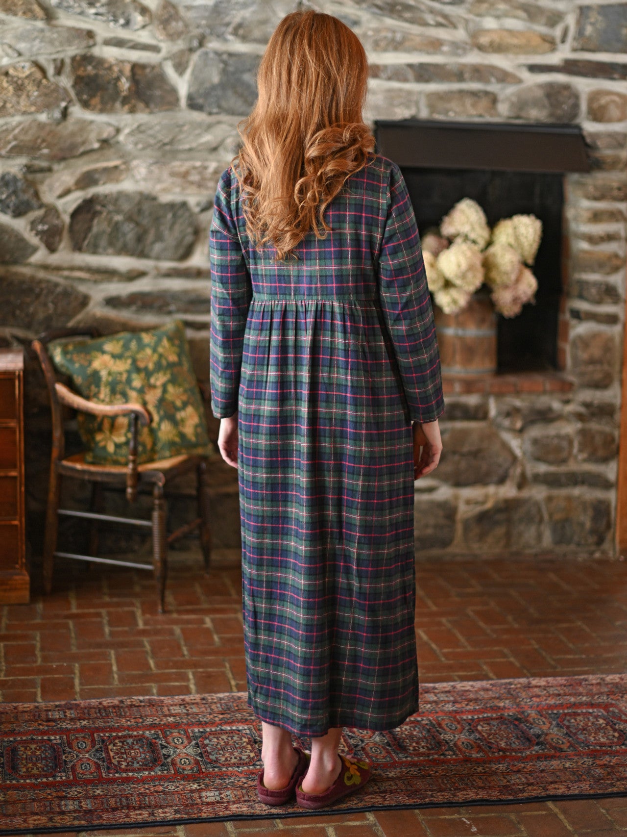 April Cornell Saratoga Nighty | Blue Green, Designed in Canada