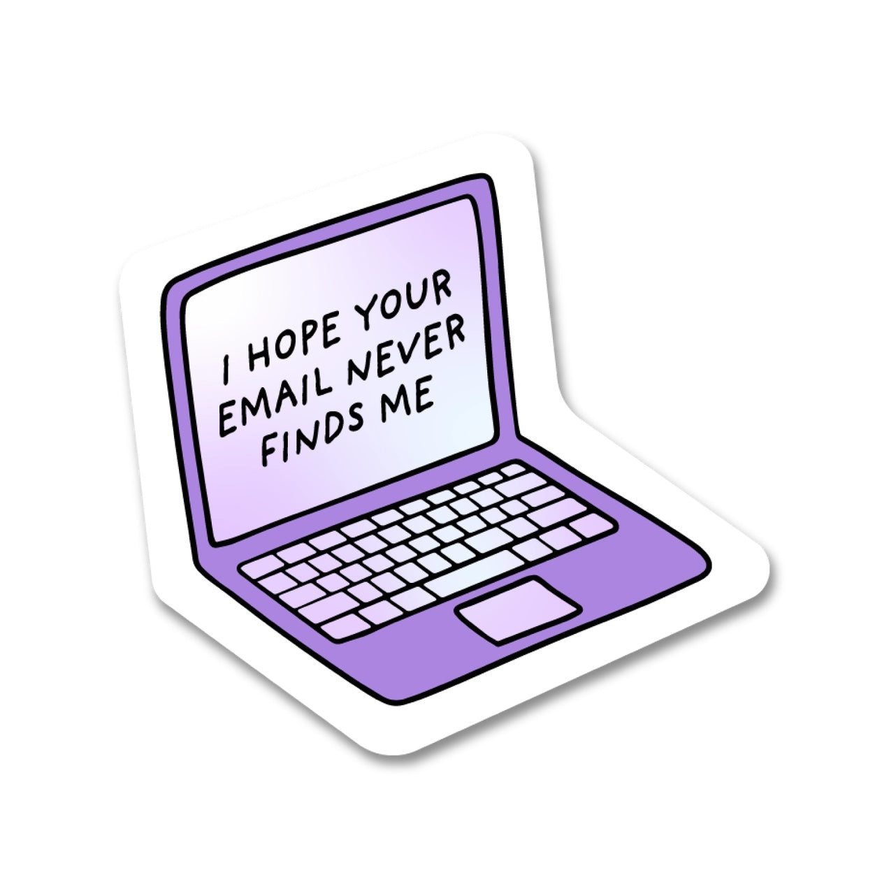 Pretty Alright Goods - Vinyl Sticker - Email Finds Me