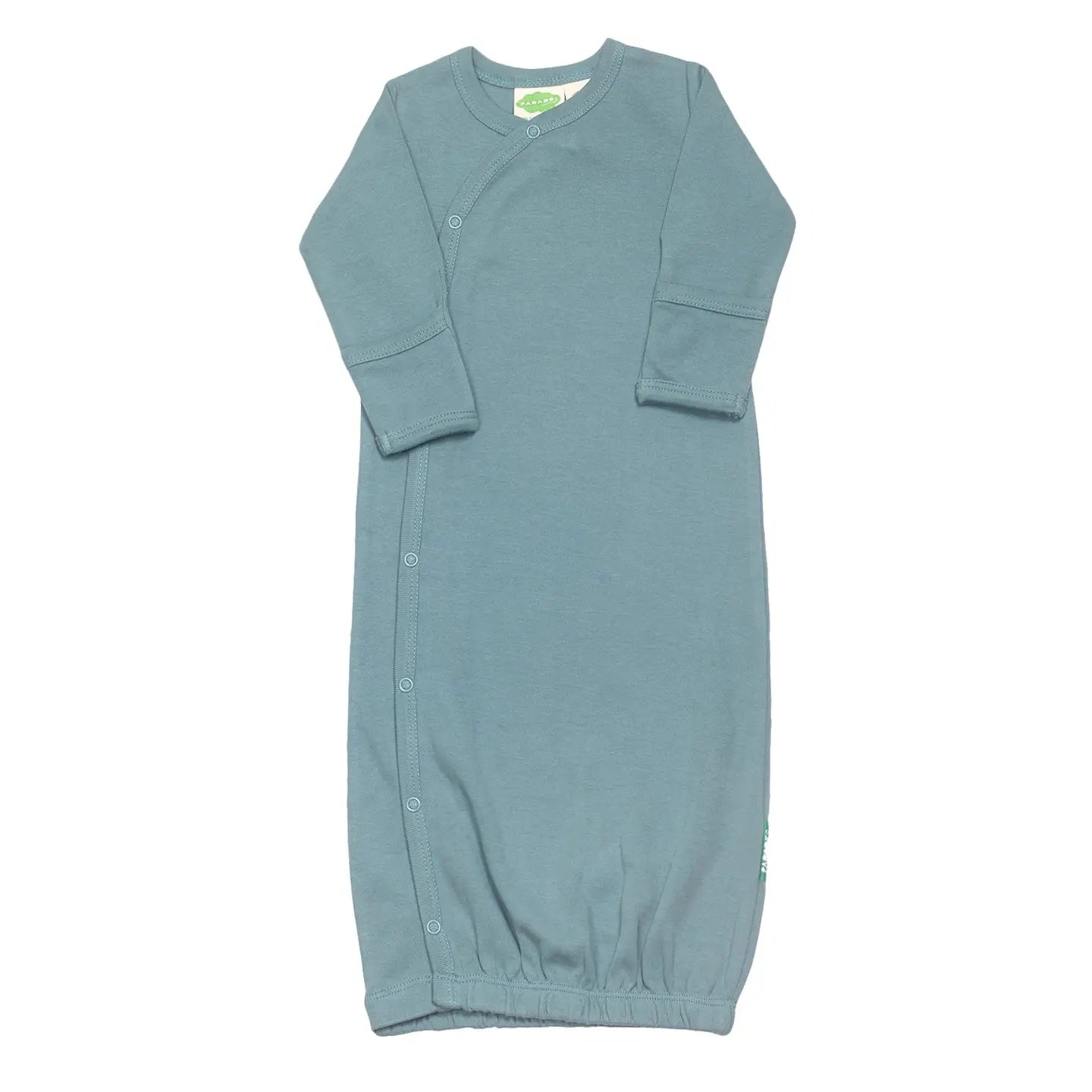 Parade Baby Gown Ocean | Organic Cotton, Designed in Canada