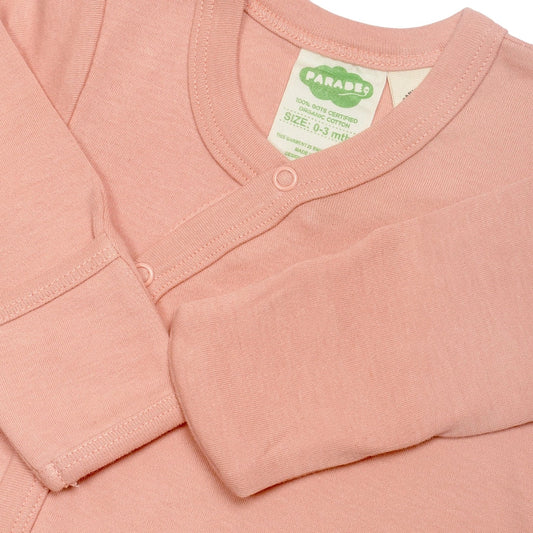 Parade Baby Gown Dusty Pink | Organic Cotton