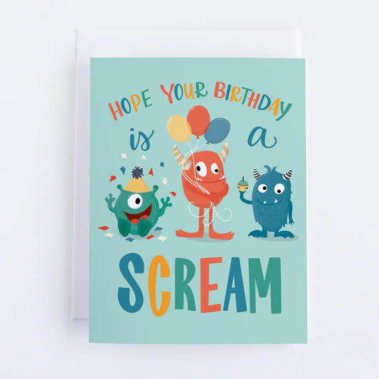 Birthday Card - Monster Birthday