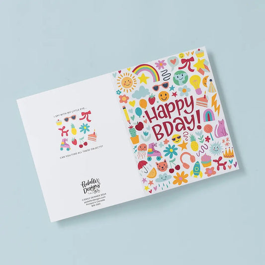 Birthday Card - Eye Spy