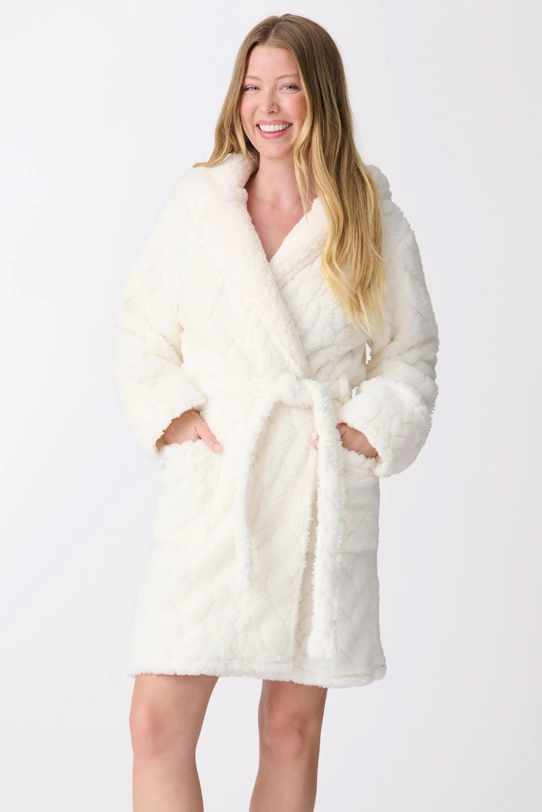 PJ Salvage Lets Get Cozy Robe | Ivory