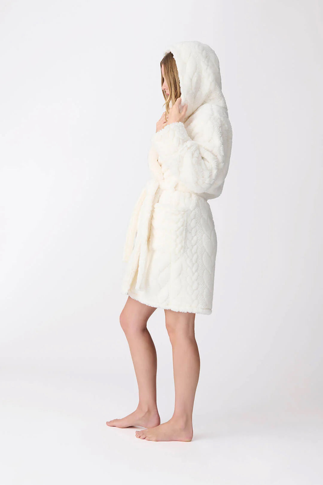 PJ Salvage Lets Get Cozy Robe | Ivory