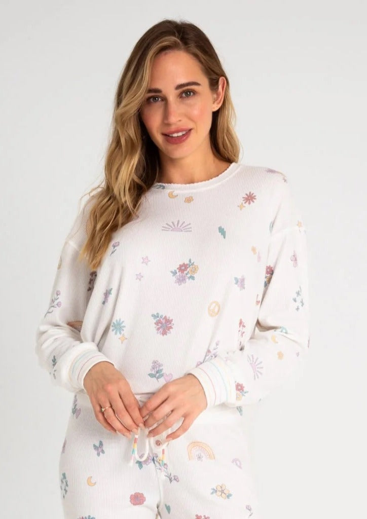 PJ Salvage - Livin in the Sunshine Top - Ivory