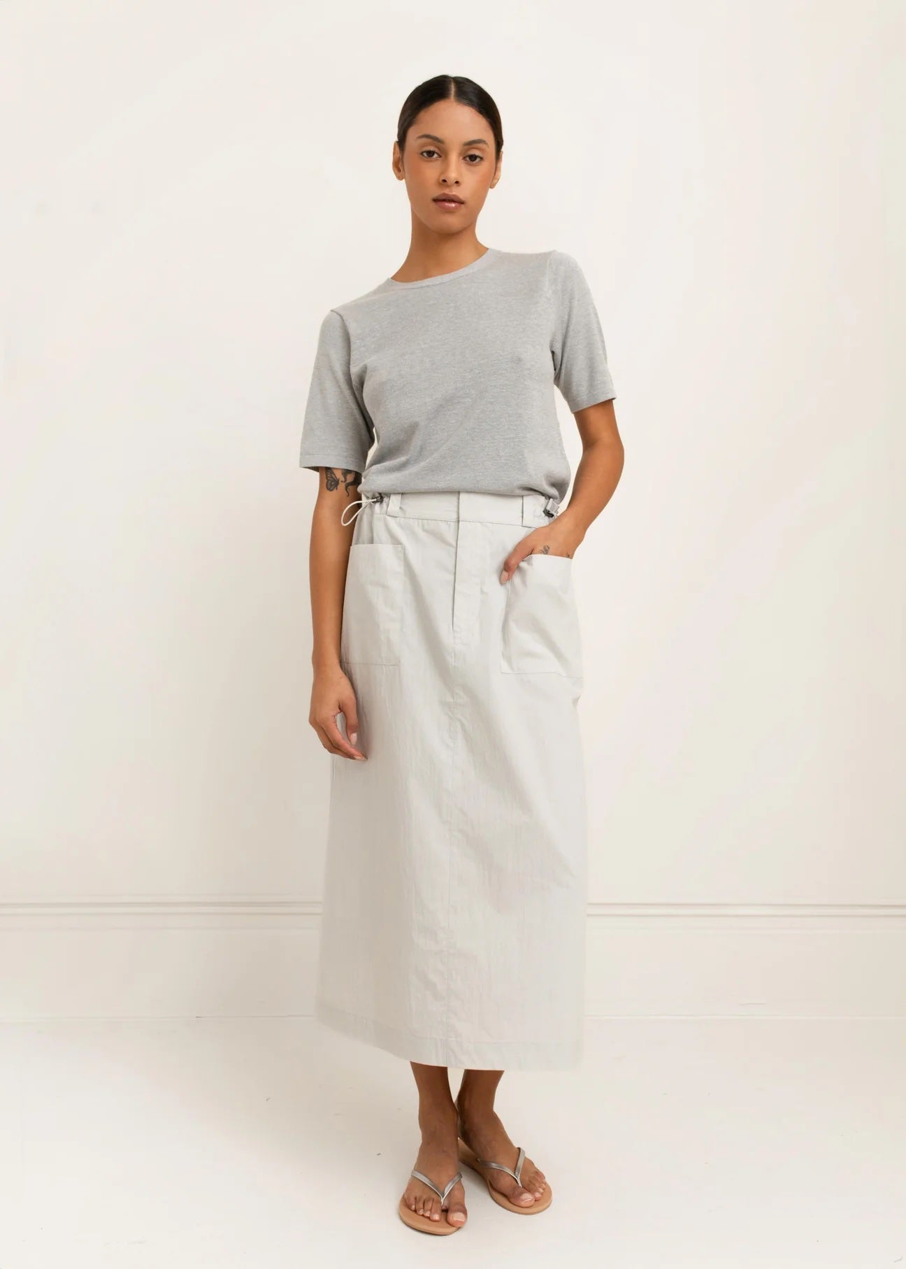 Colette Skirt - Cement
