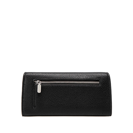 Pixie Mood Mavis Wallet | Black Pebbled, Vegan Leather