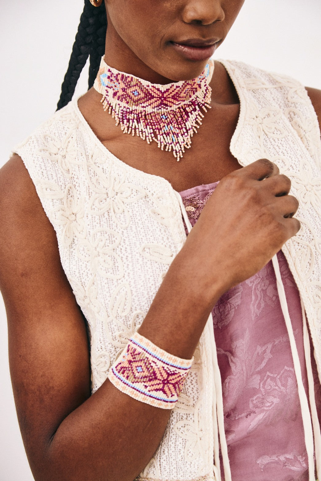 NEKANE Wide Bead Bracelet | Designed in Barcelona