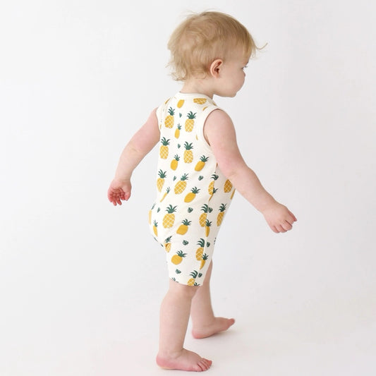 Tank Romper - Pineapples