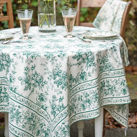April Cornell Cotton Tablecloth, Rosalind Ivy | Designed in Canada