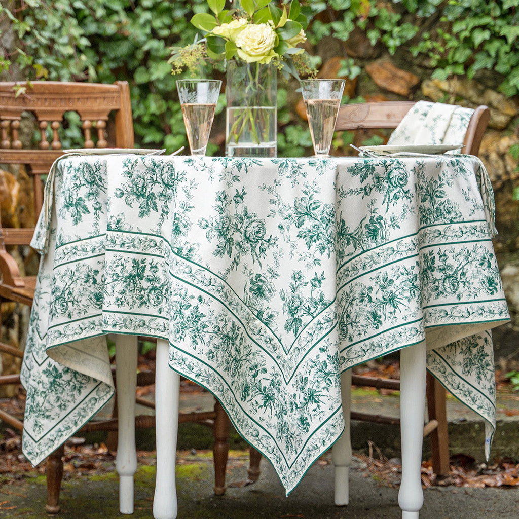 April Cornell Cotton Tablecloth, Rosalind Ivy | Designed in Canada