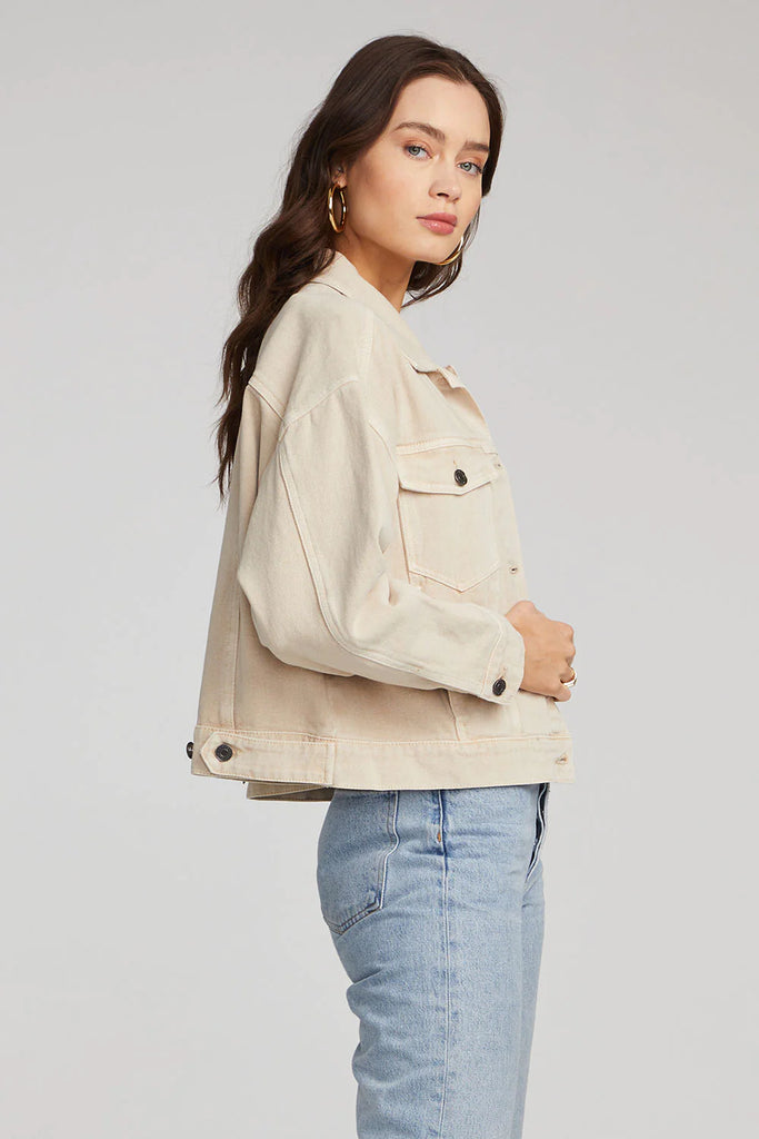 Saltwater Luxe Effie Jacket, Bone | Designed in the USA