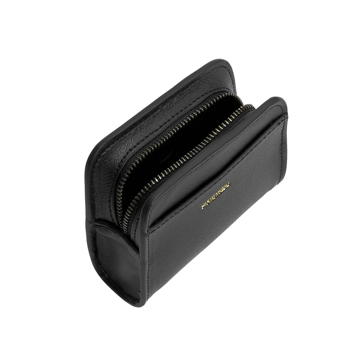 Pixie Mood Rowan Accessories Pouch, Black | Vegan Leather