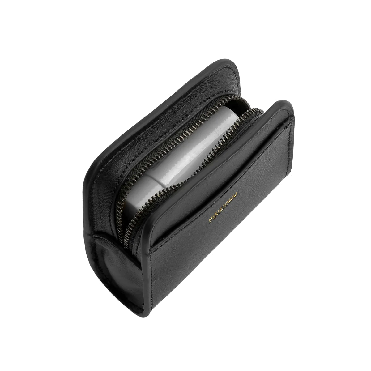 Pixie Mood Rowan Accessories Pouch, Black | Vegan Leather