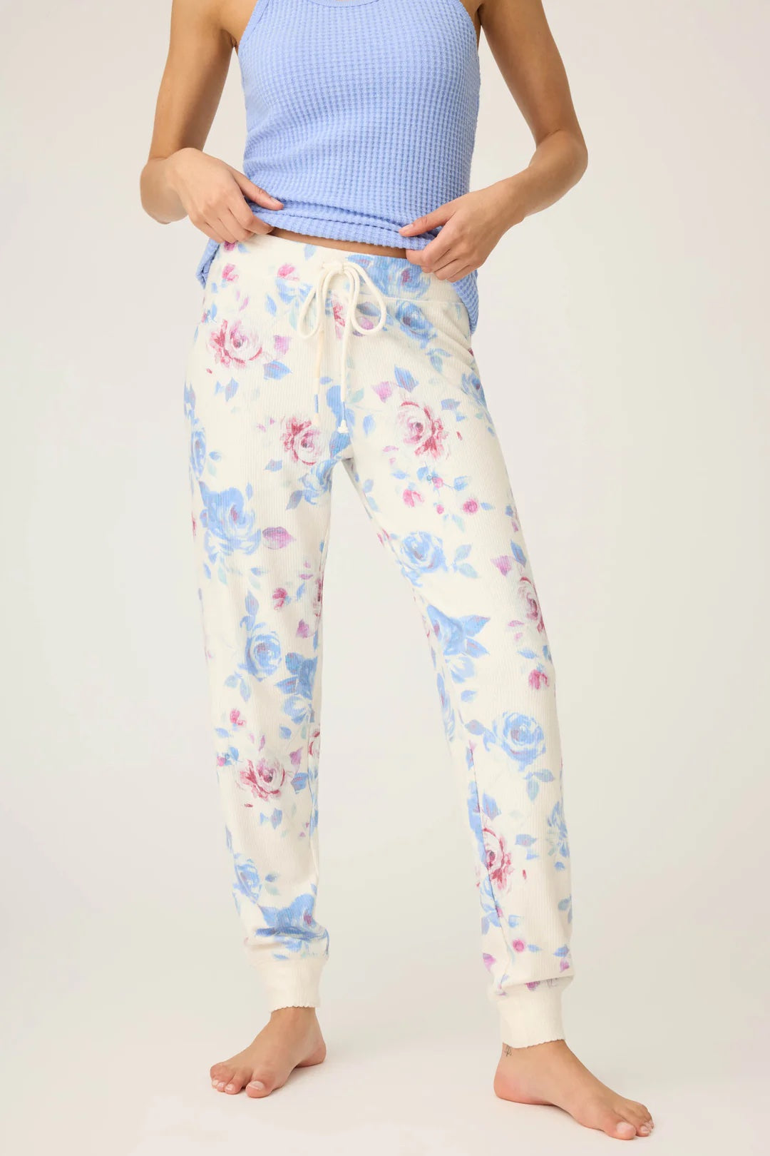 PJ Salvage Rodeo Rose Jammie Pant | Natural