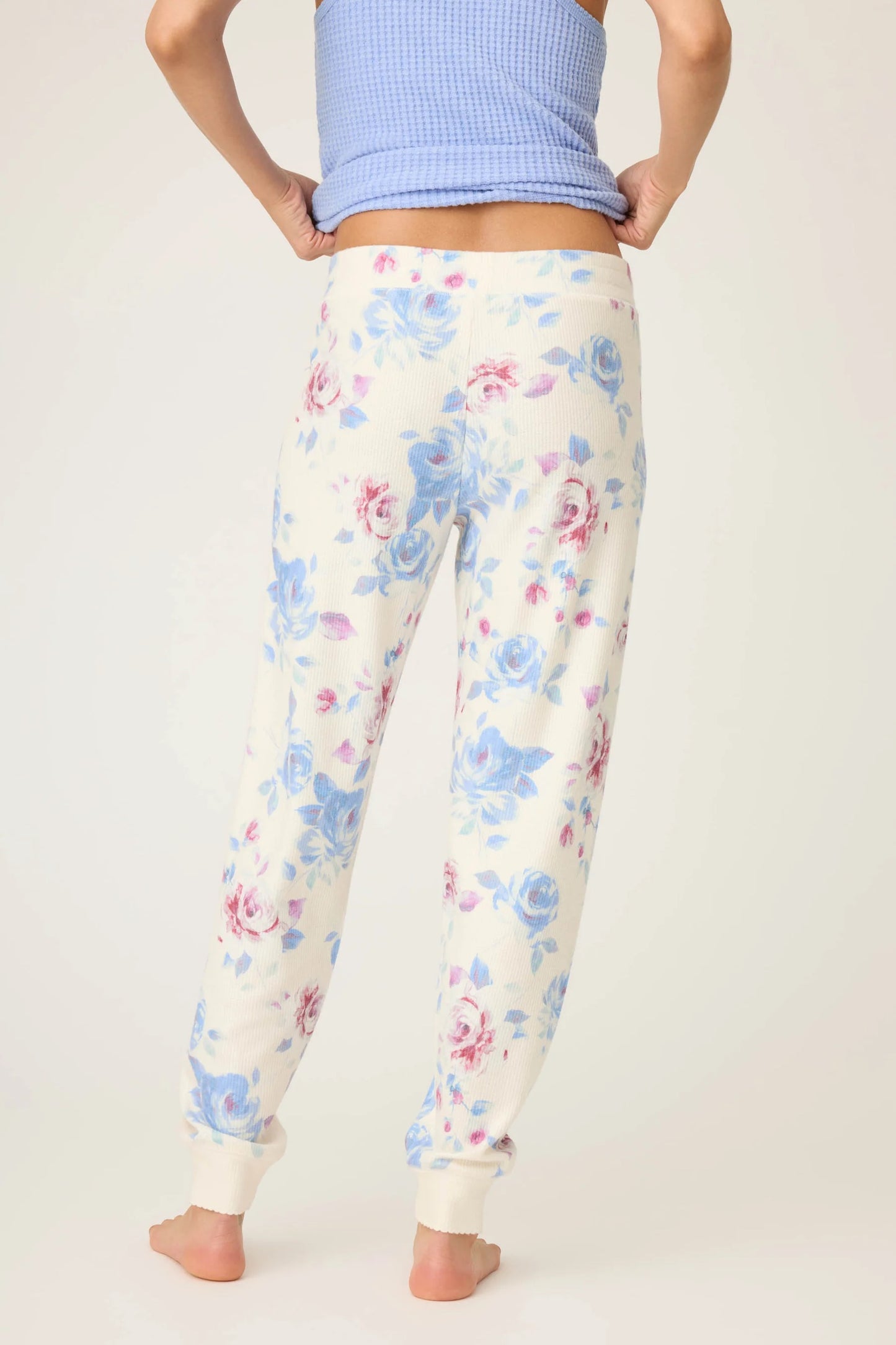 PJ Salvage Rodeo Rose Jammie Pant | Natural
