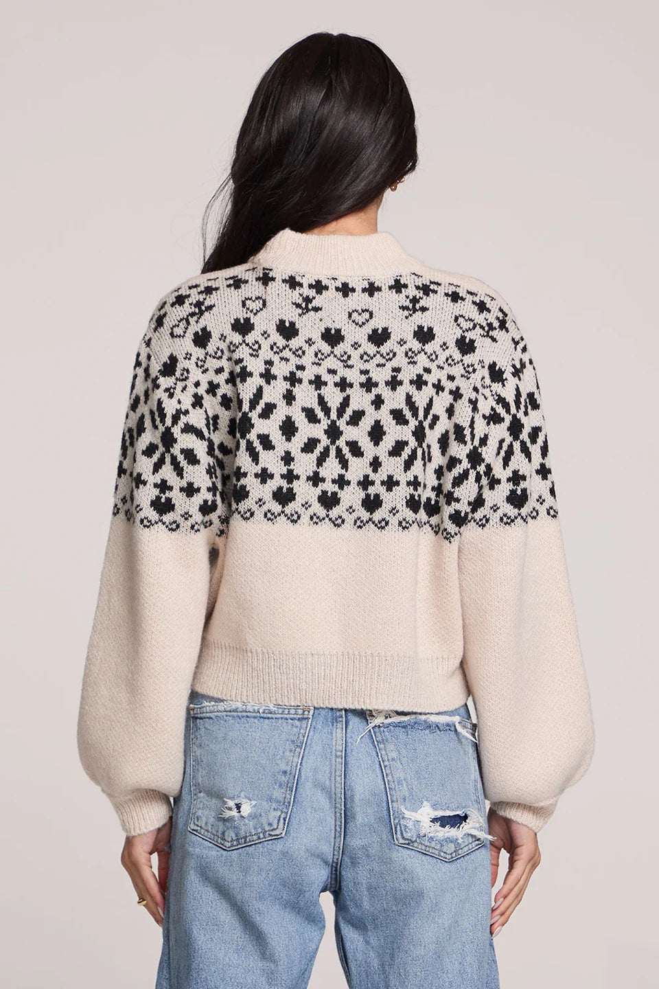 Saltwater Luxe Emilia Sweater | Vanilla, Designed in the USA