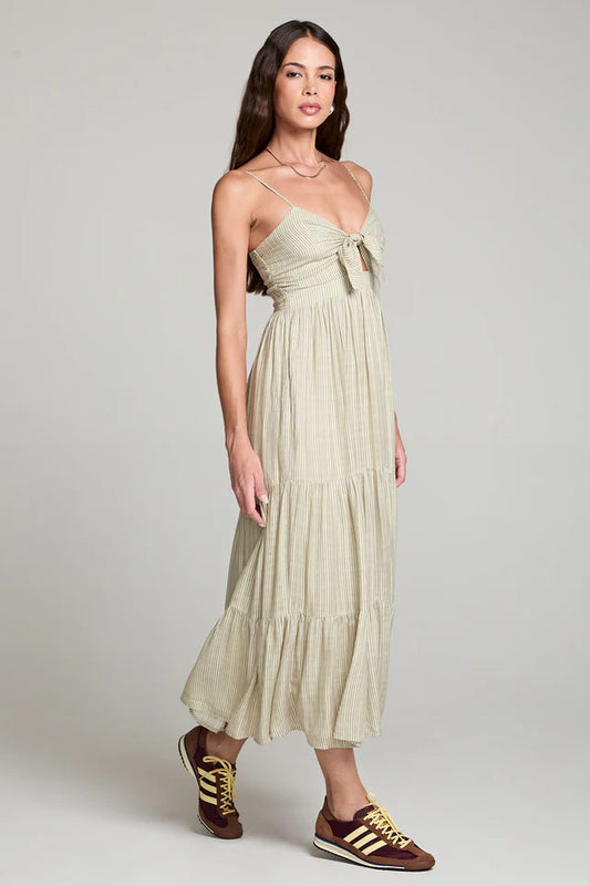 Saltwater Luxe Stein Midi Dress | Fern, Designed in the USA