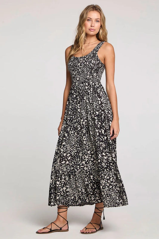 Saltwater Luxe Memphis Midi Dress | Black, Designed in the USA