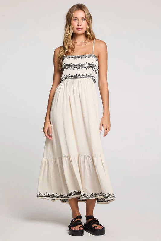 Saltwater Luxe Zaelie Midi Dress | Natural