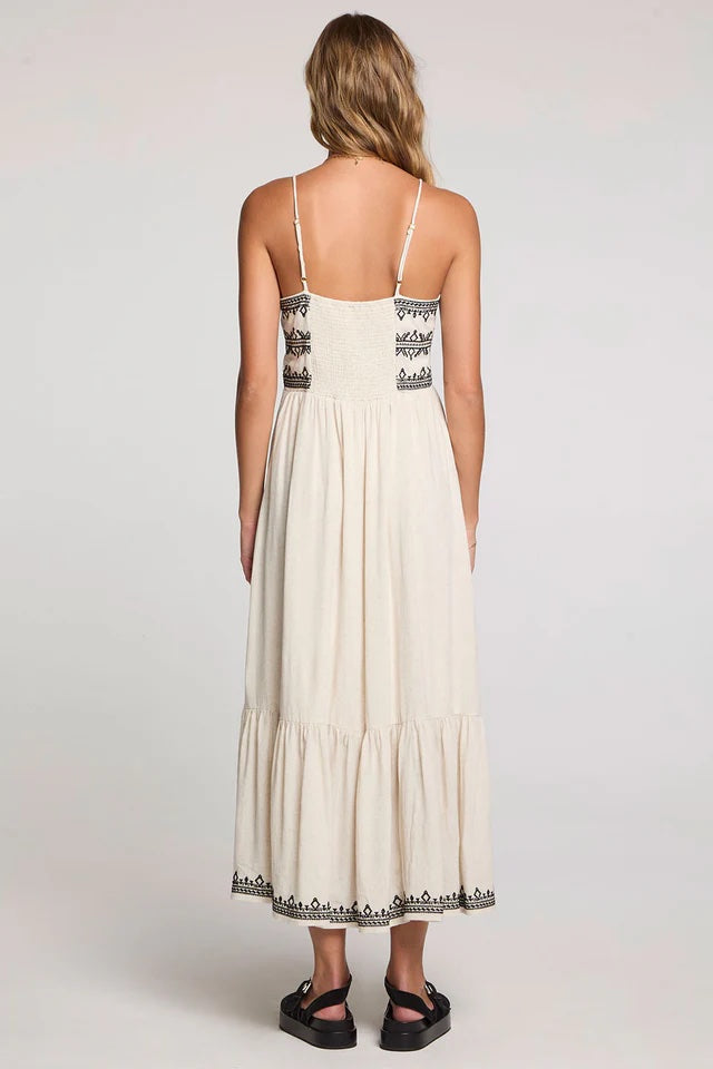 Saltwater Luxe Zaelie Midi Dress | Natural