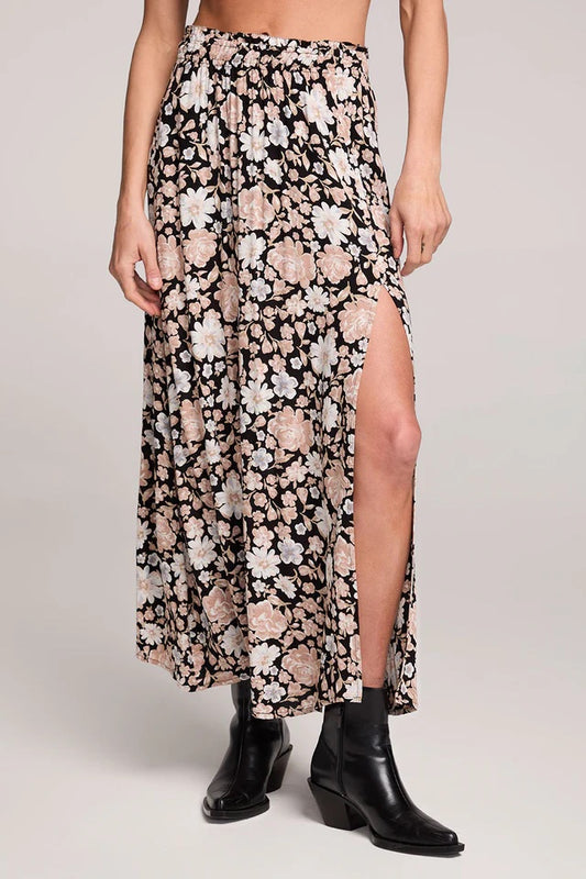 Saltwater Luxe Ida Midi Skirt | Designed in the USA