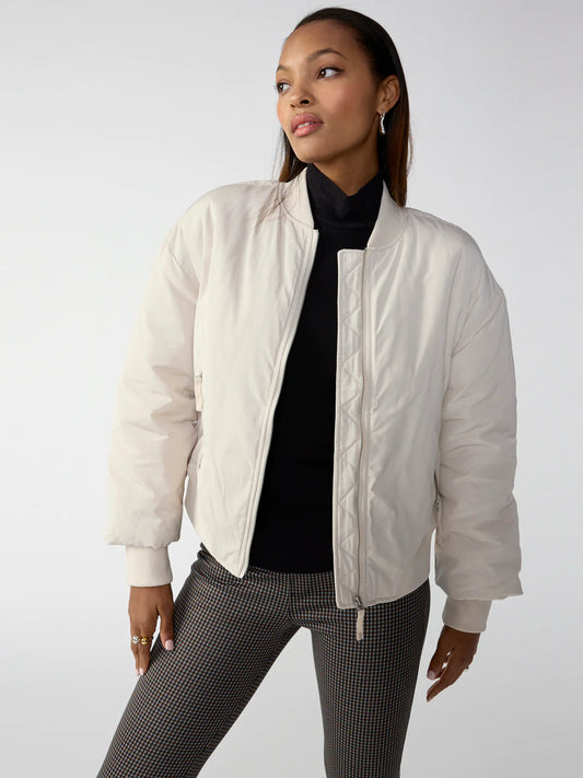 Sanctuary - Margo Bomber Jacket - Toasted Marshmallow