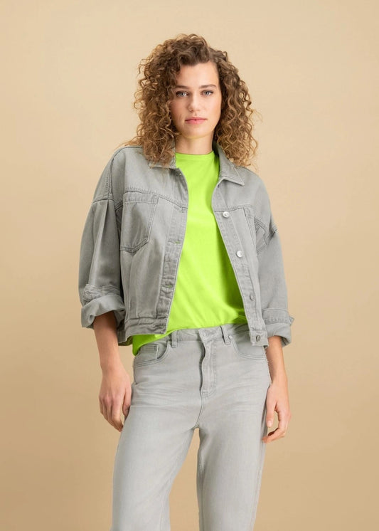 Circle Of Trust Sasha Denim Jacket | Delicate Grey