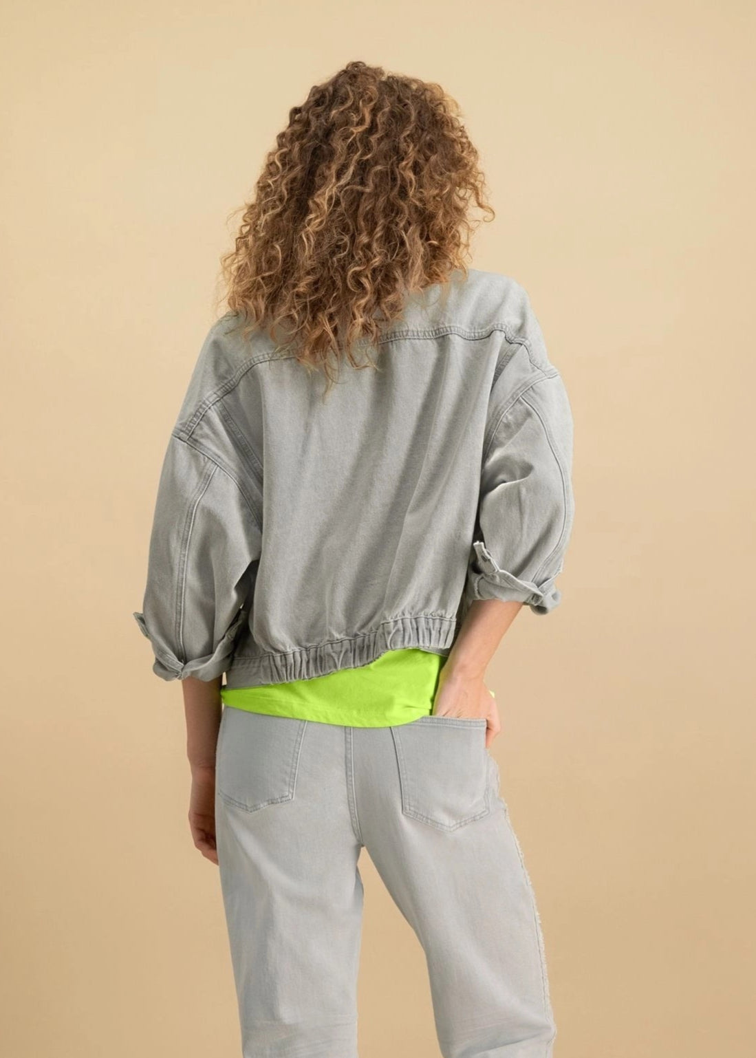 Circle Of Trust Sasha Denim Jacket | Delicate Grey