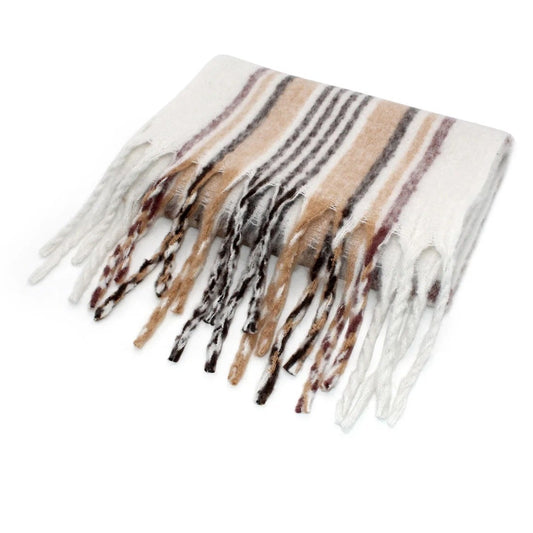 Morgan & Taylor Keena Scarf | Cream,Designed in Australia