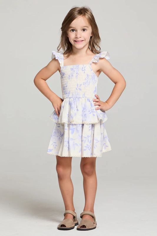 Saltwater Luxe - Raynbow Kids Dress - Bluebell