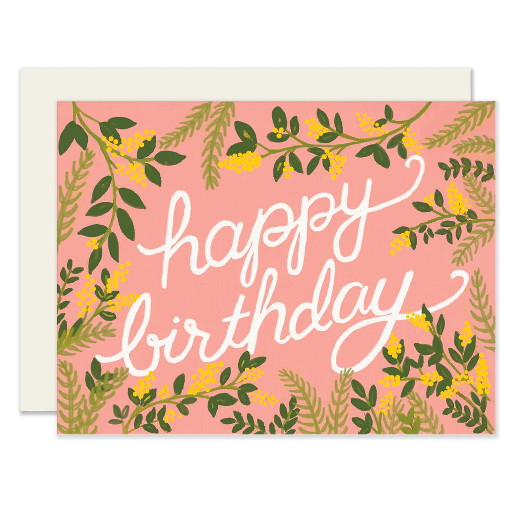 Slightly Stationary Birthday Card | Botanical, Made in the USA