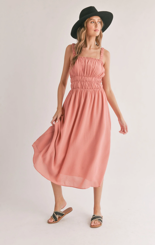 The Heat Midi Dress - Mauve