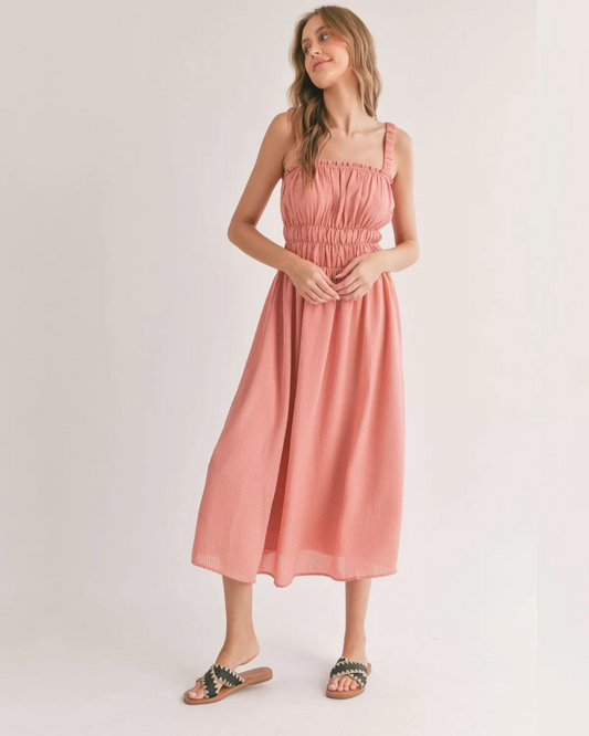 The Heat Midi Dress - Mauve