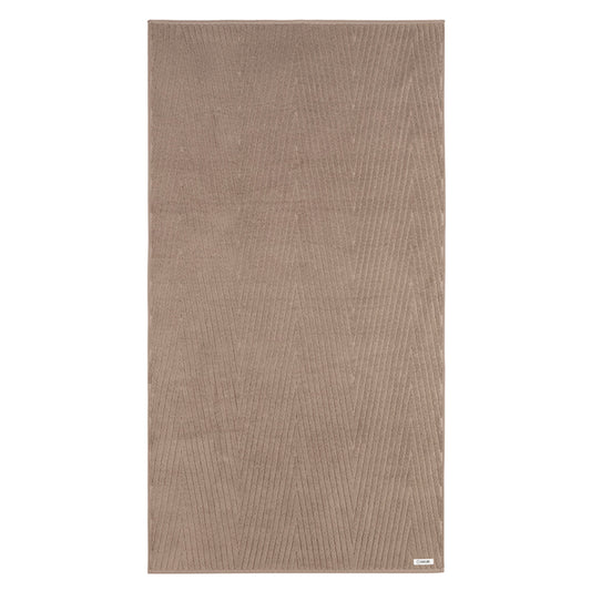 Sand Cloud Chevron Towels | 2 sizes, Hand and Bath, Taupe