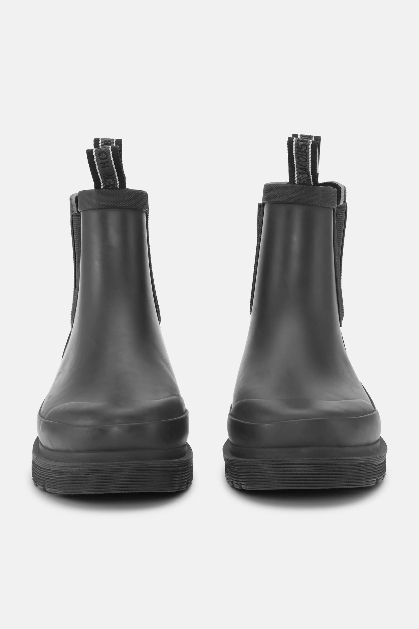 Chelsea Rubber Rain Boots - Black