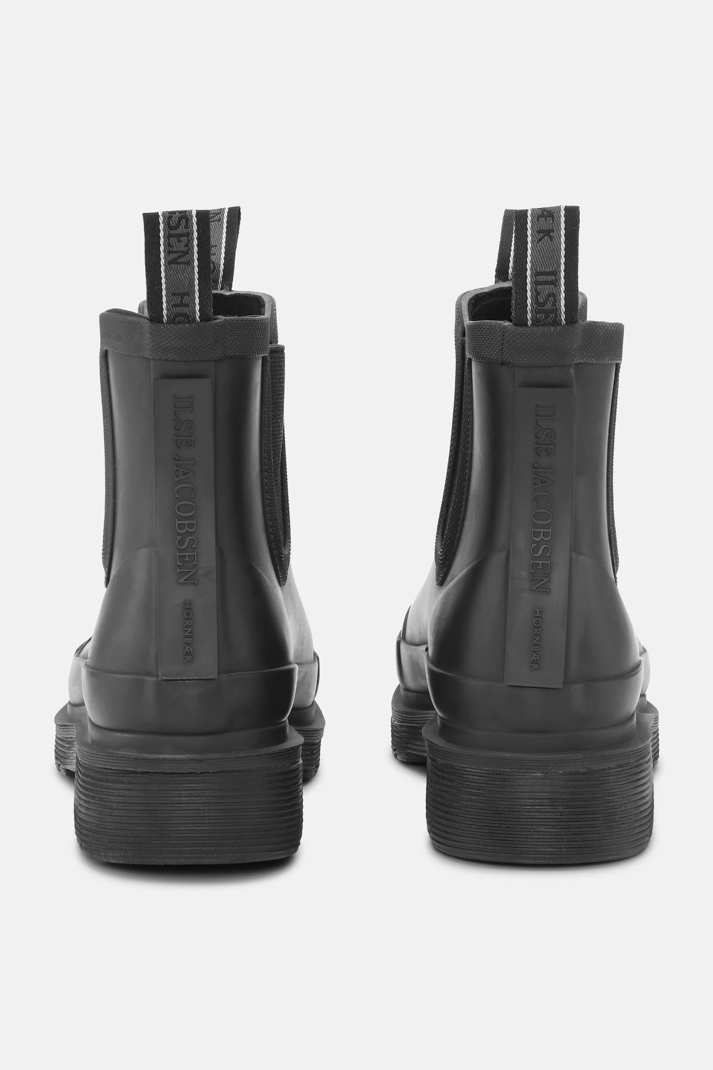 Chelsea Rubber Rain Boots - Black