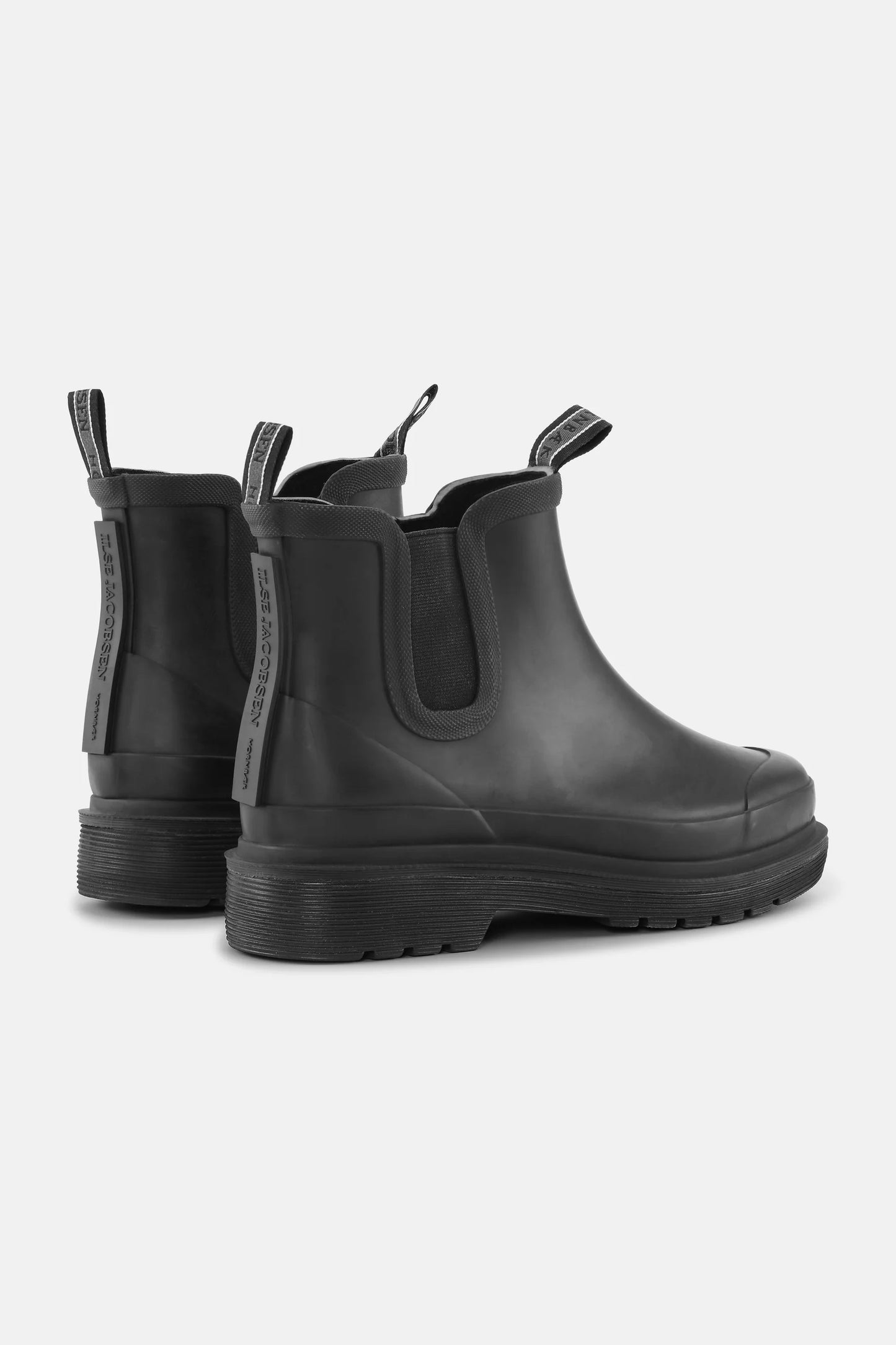 Chelsea Rubber Rain Boots - Black