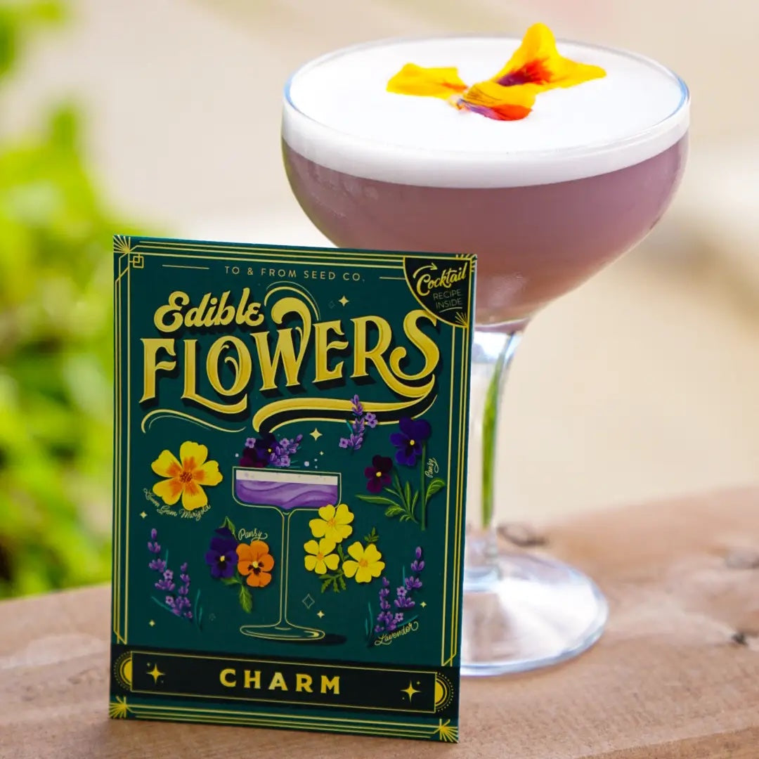 Seed Packet & Cocktail Recipe - Charm
