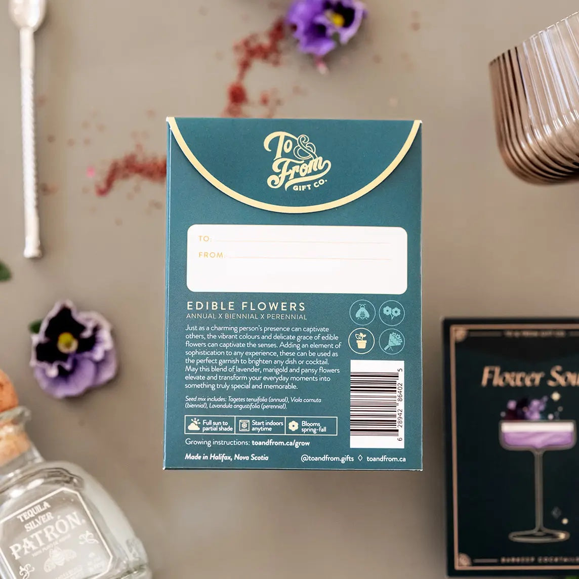 Seed Packet & Cocktail Recipe - Charm