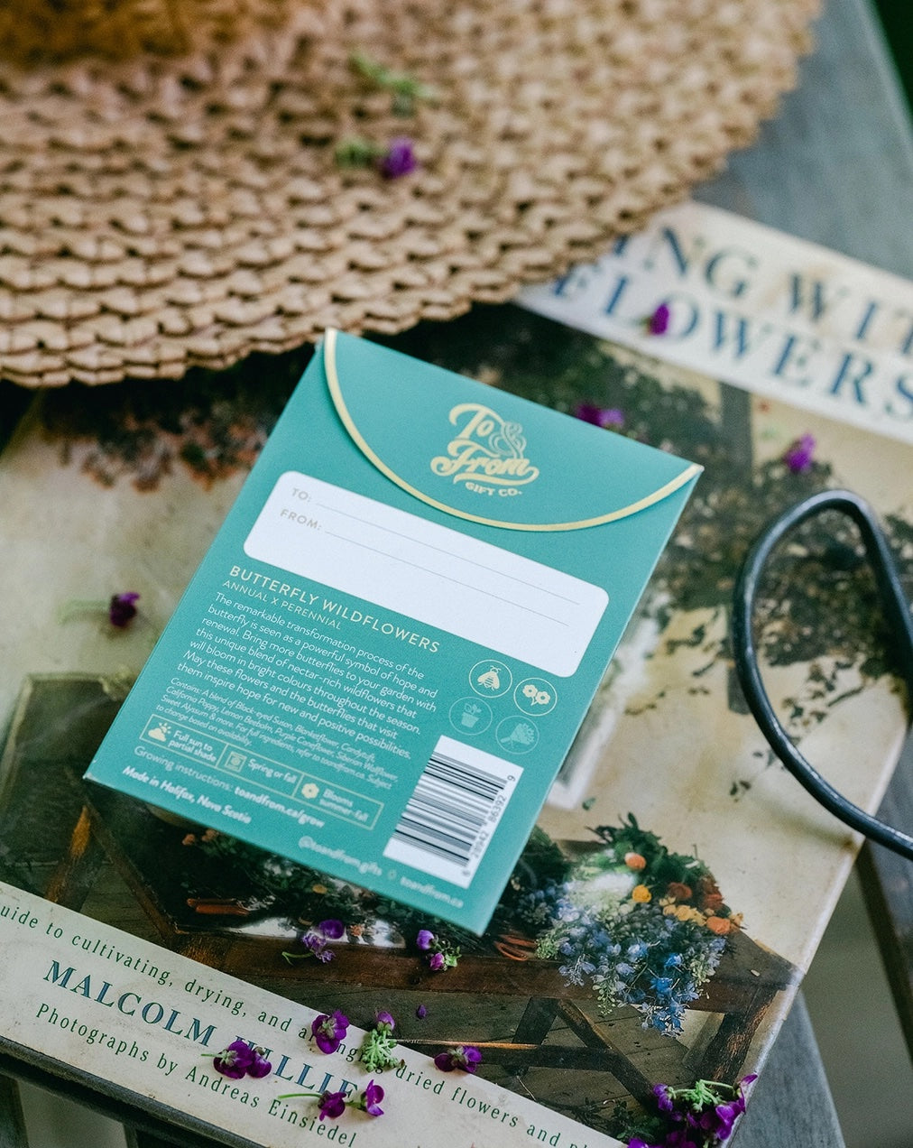 To & From Gift Co. | Seed Packet, Butterfly Wildflowers, Made in Canada