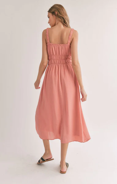 The Heat Midi Dress - Mauve