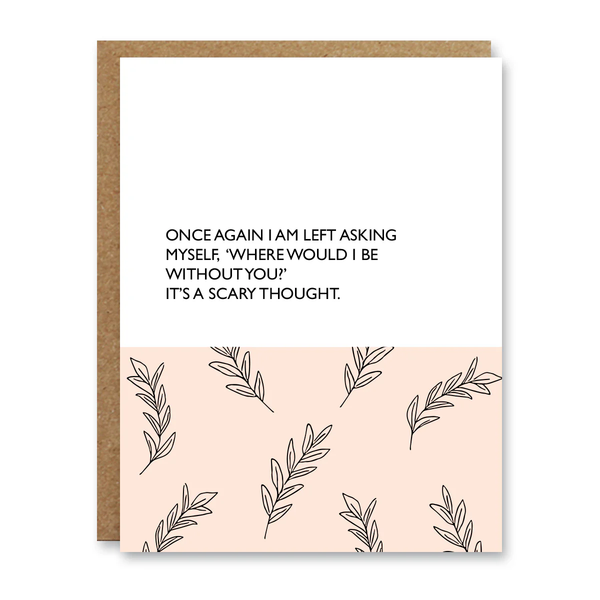 Boo To You - Thank You Card - Scary Thought