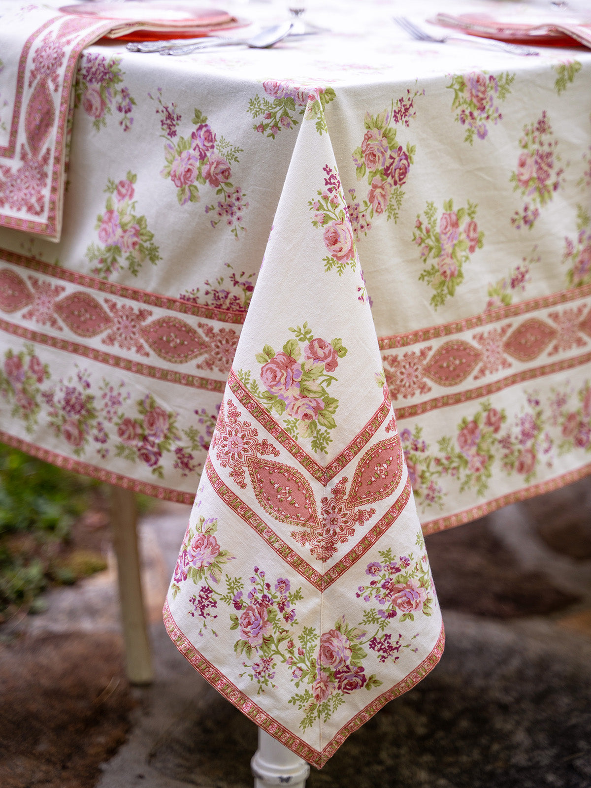 April Cornell - Cotton Tablecloth - Estella Rose